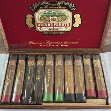Arturo Fuente Sampler Holiday Collection 2009 Extra Special Reserve Box Of 10 Cigars