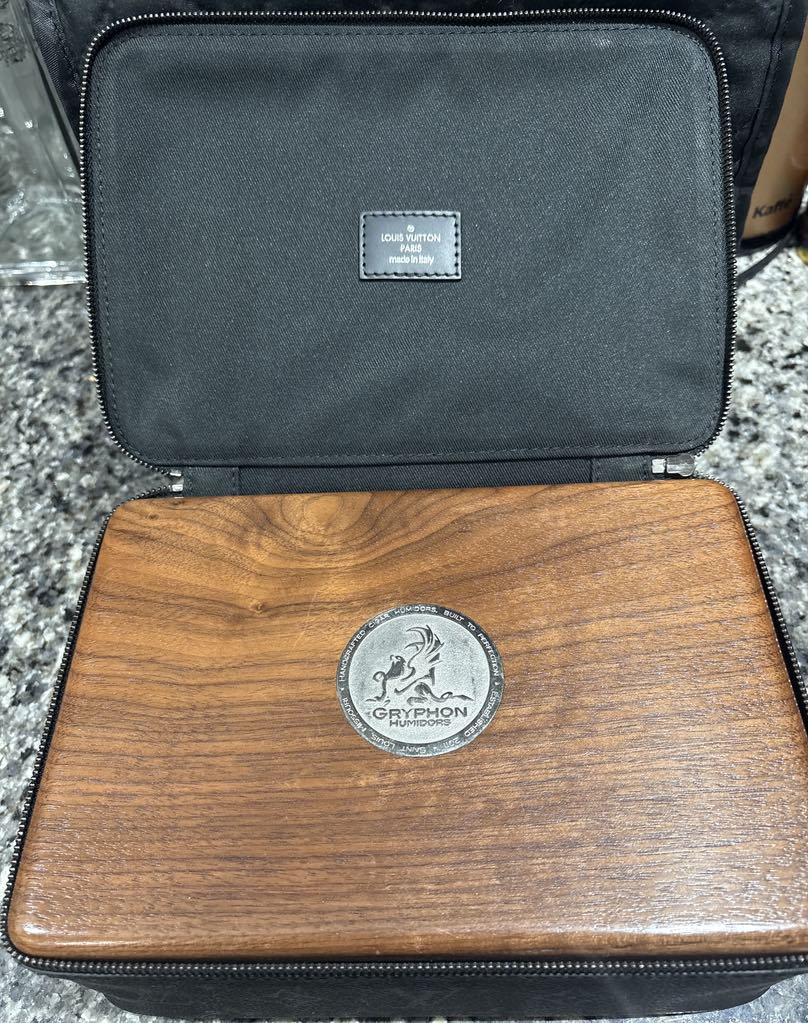 LOUIS VUITTON TRAVEL CIGAR CASE HUMIDOR