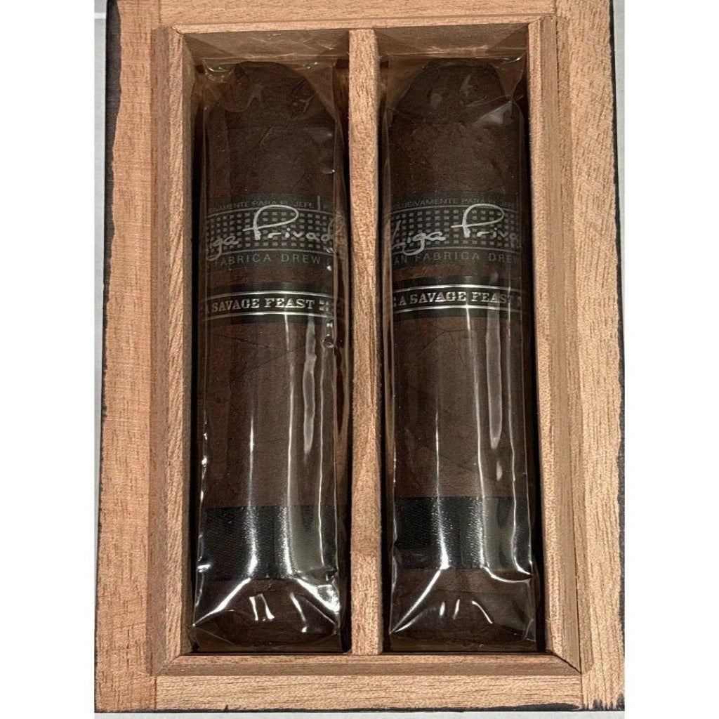 Drew Estate Liga Privada 10-Year Anniversario – A Savage Feast 2 Perfecto Cigars